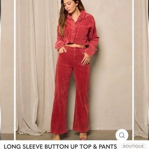 Corduroy pants